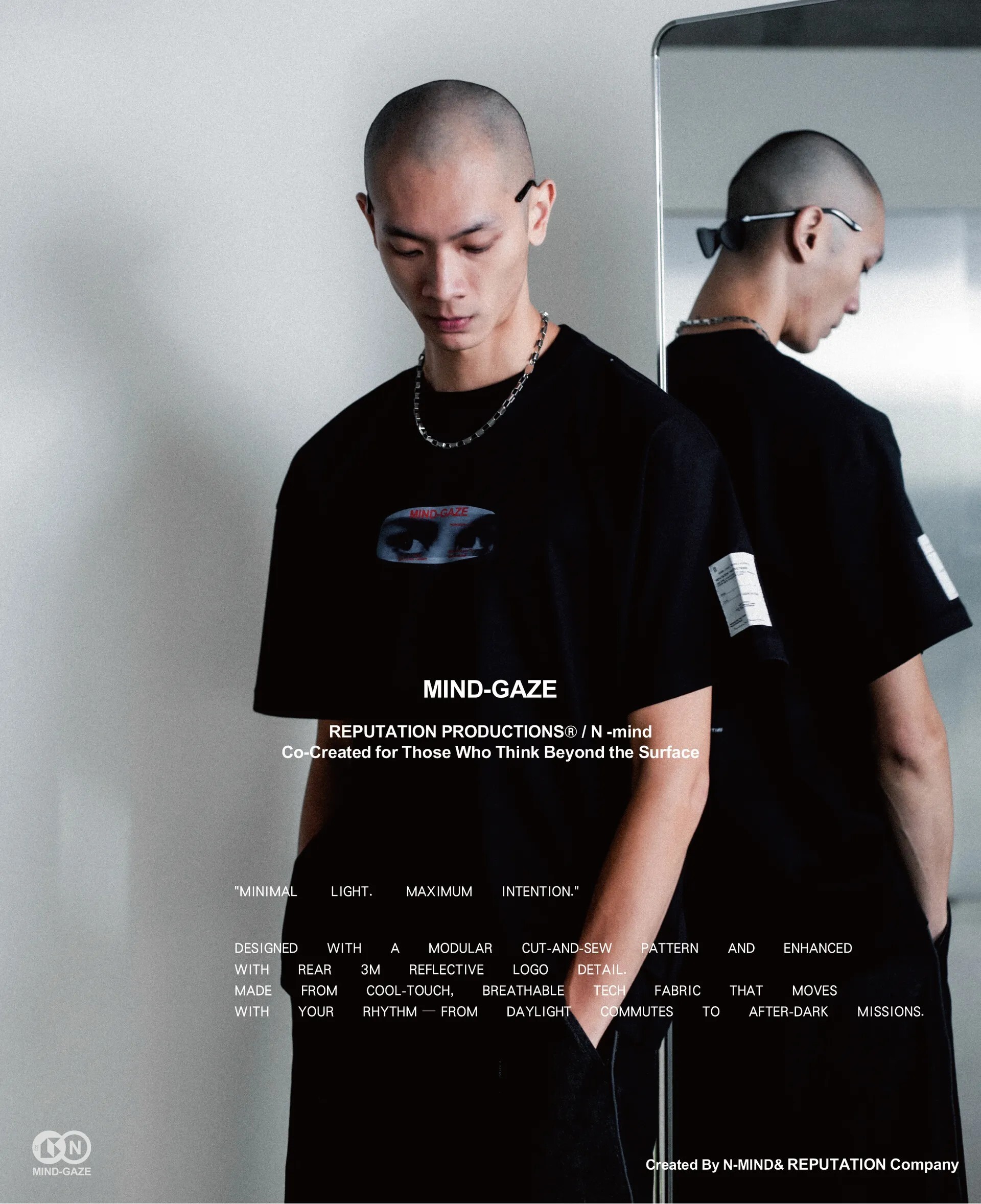 NMIND x MIND-GAZE - THE GAZE TEE