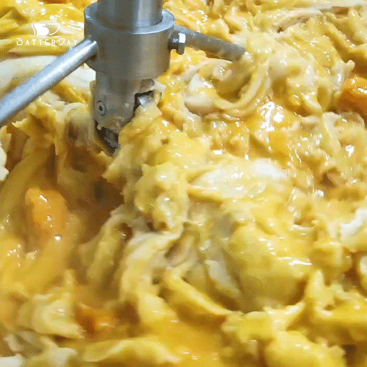 百香芒果餡-攪拌