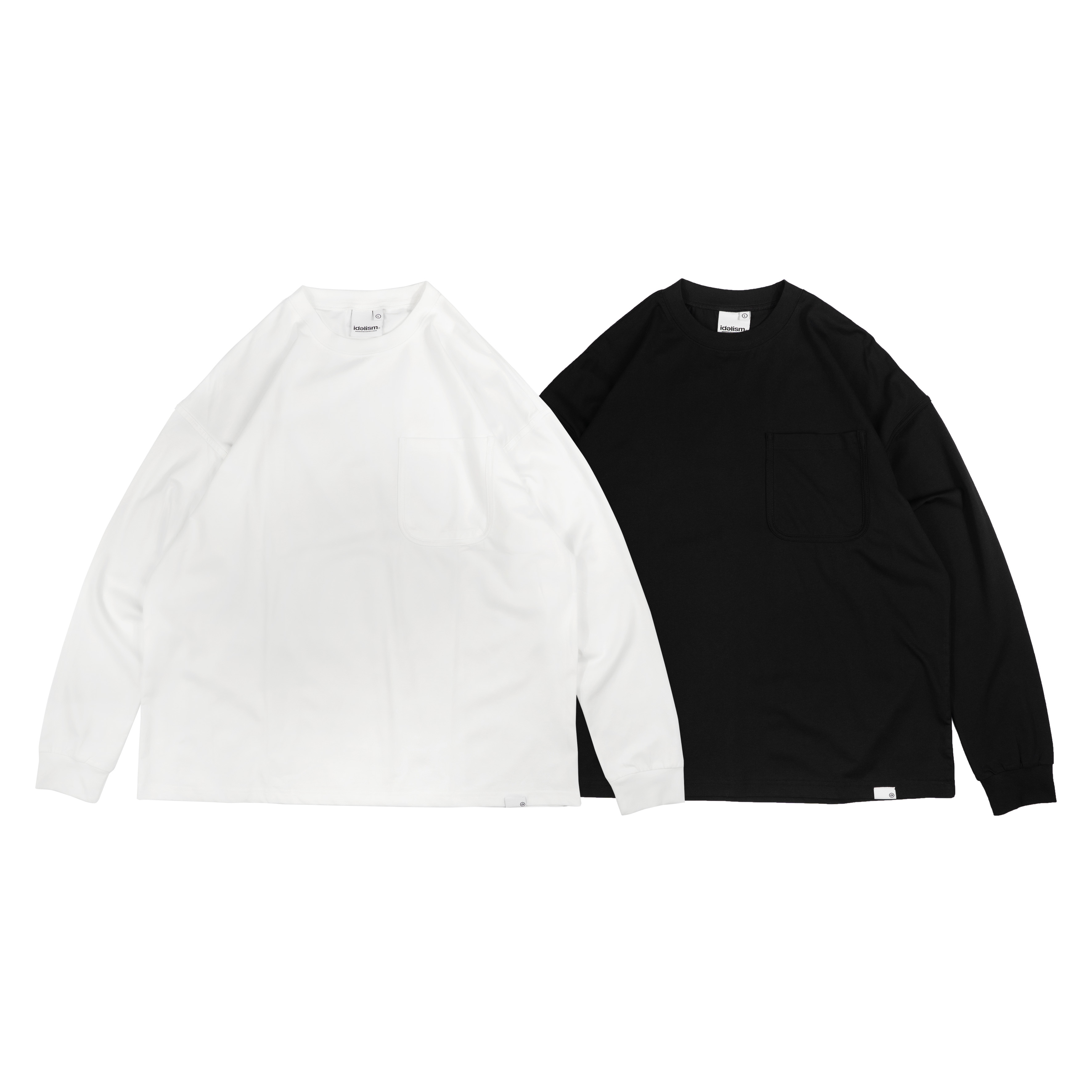 idealism IDE Pocket L-Tee/素面長袖上衣【ID25038】