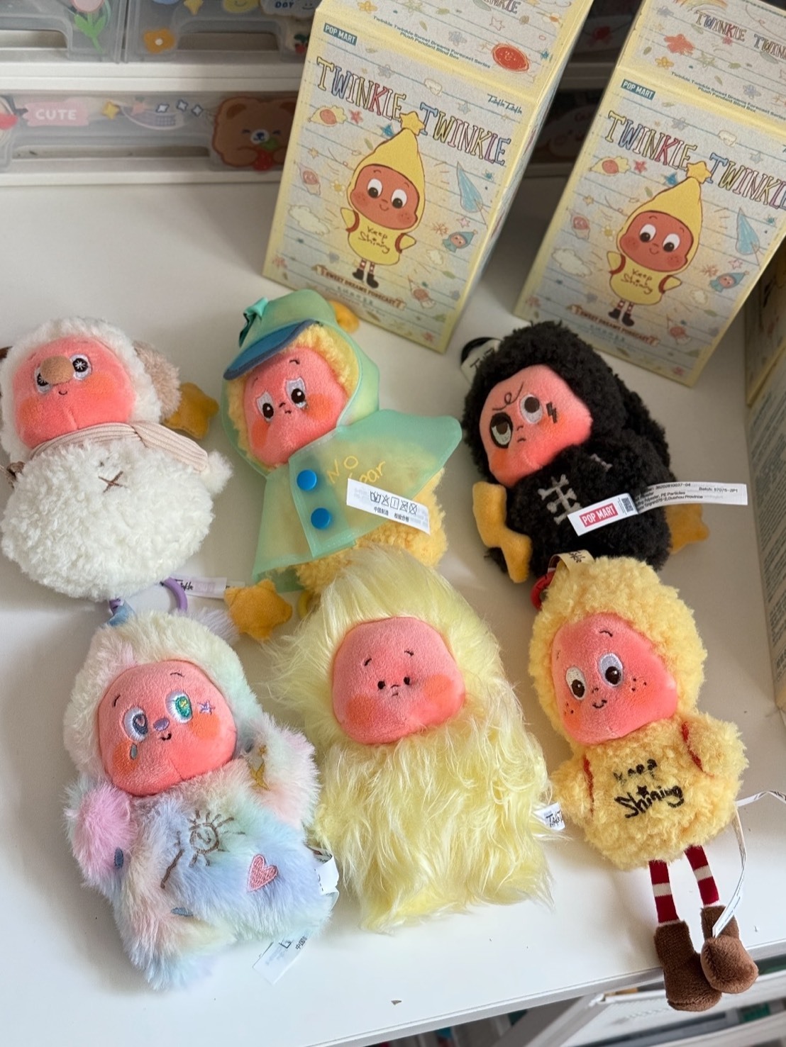 POPMART 星星人 好夢氣象局系列 毛絨 吊飾 鑰匙圈 盲盒