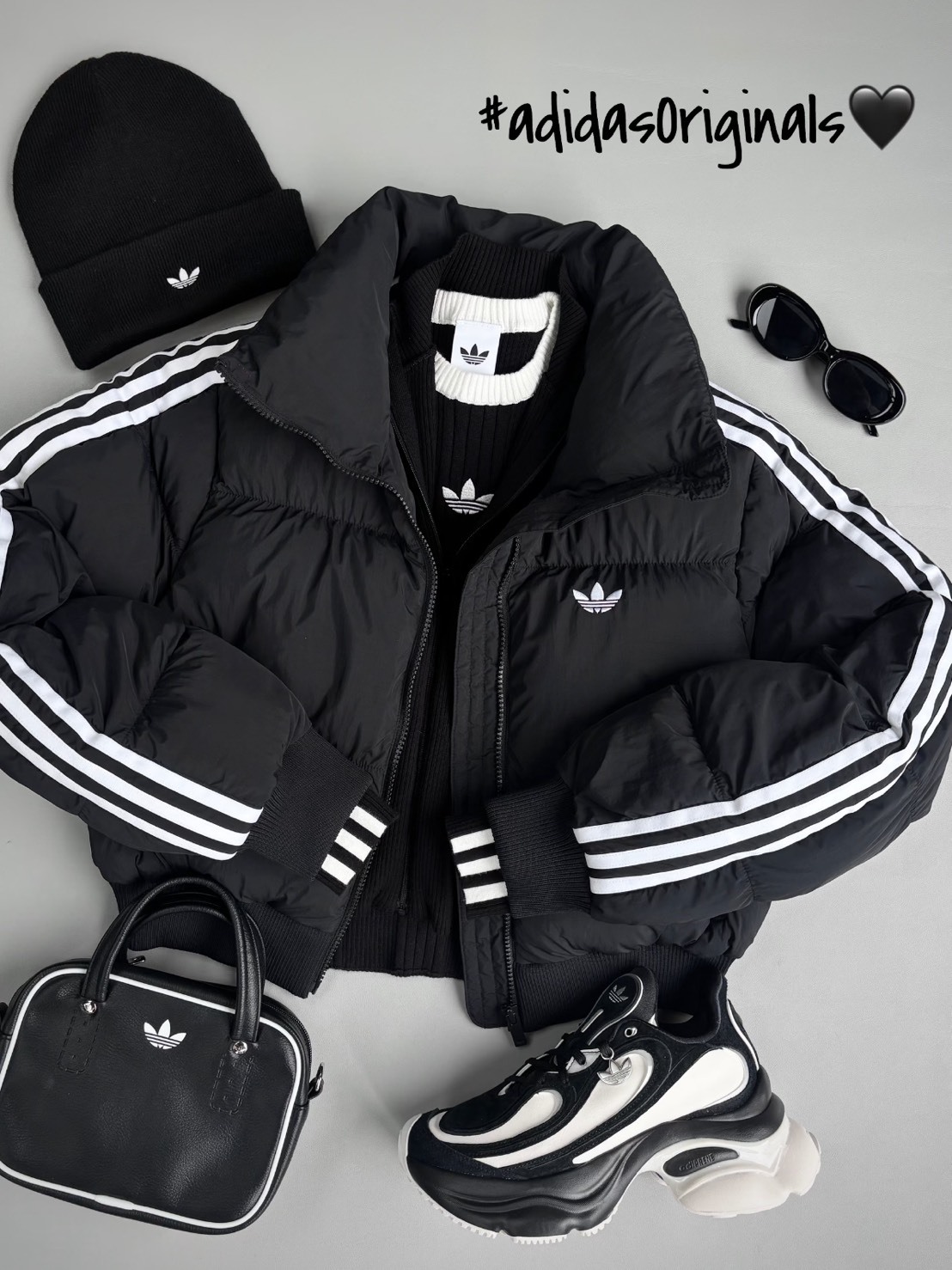 ADIDAS ORIGINALS ADICOLOR 短版 麵包 羽絨 外套