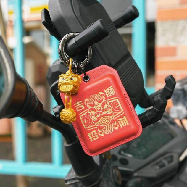 台灣🇹🇼STORYLEATHER x 大甲鎮瀾宮即時發純牛皮磁卡套平安符🔥