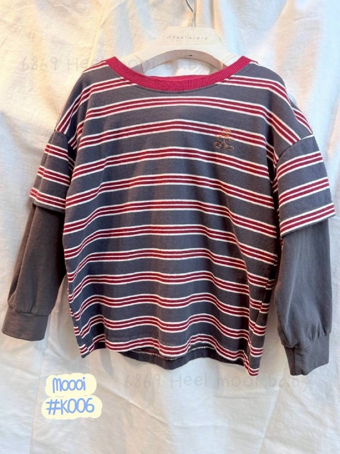 兩件式條紋上衣