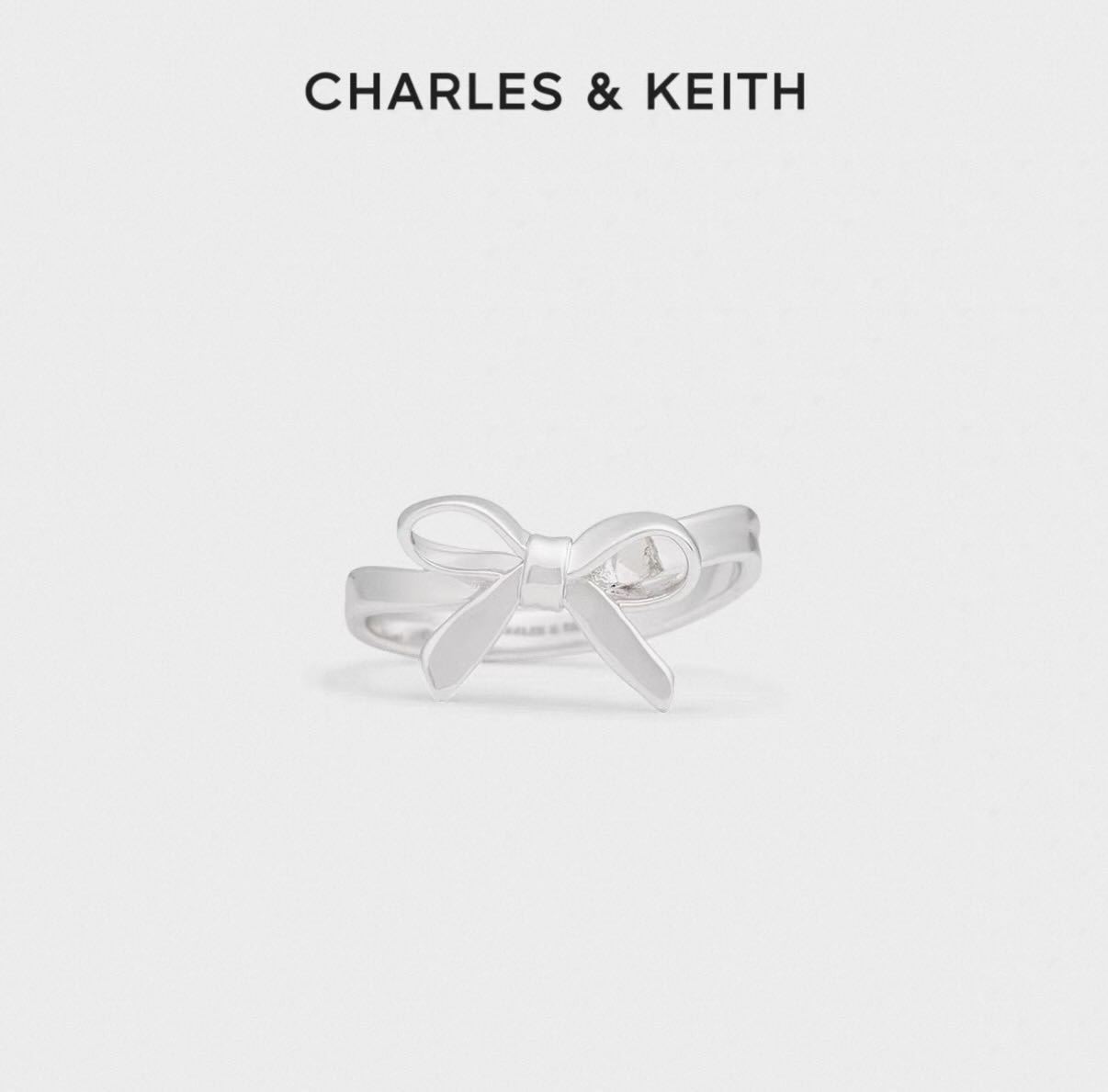 CHARLES & KEITH 小ck 蝴蝶結戒指