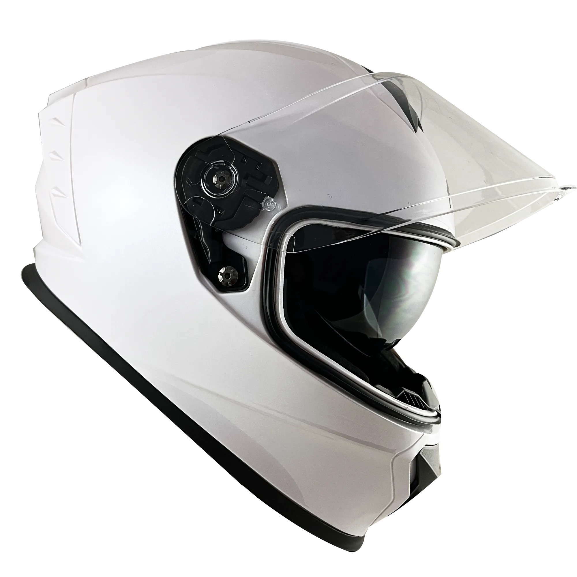 NIKKO N808 素色 珍珠白 全罩 內墨片