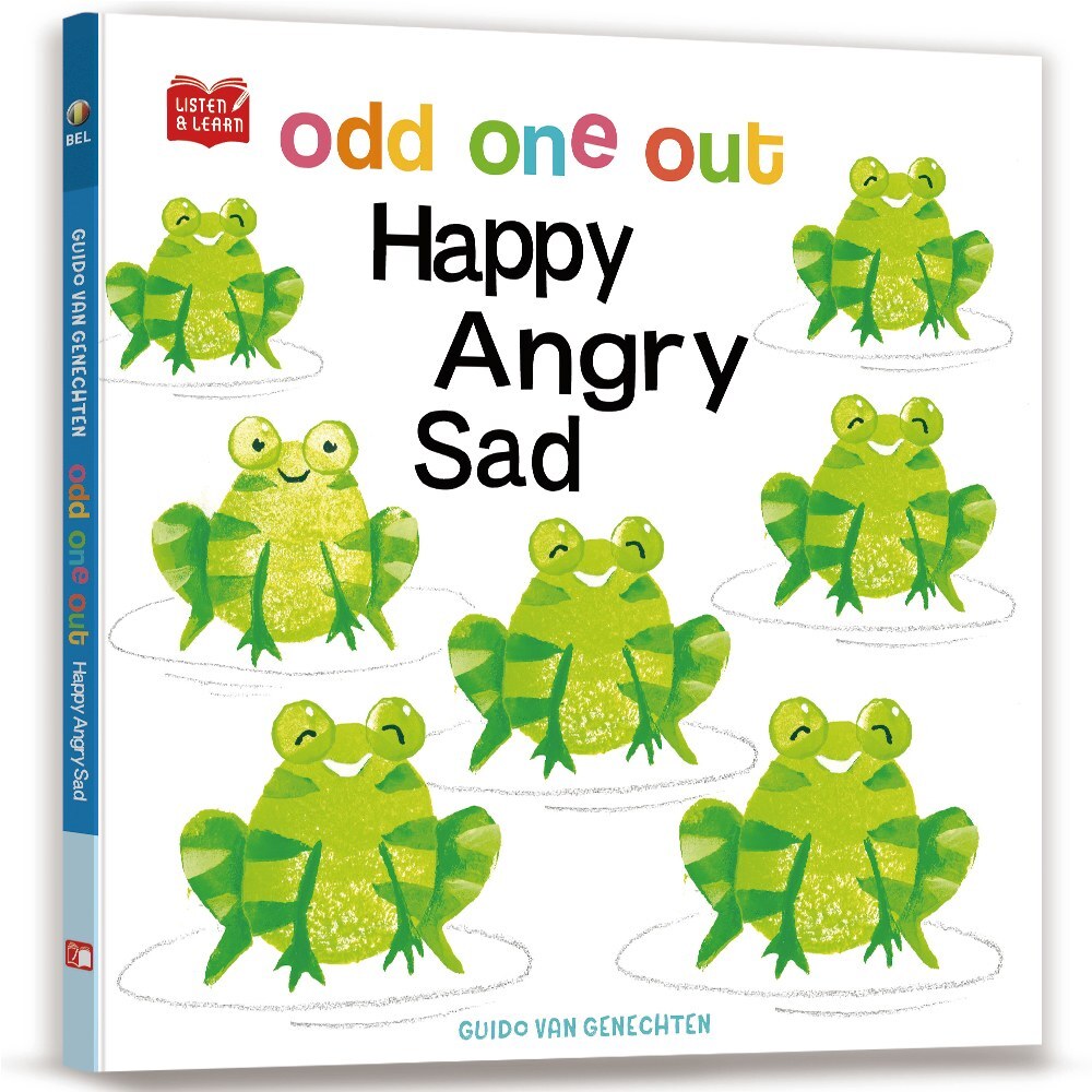 【Listen & Learn Series】Odd One Out.Happy Angry SadL學著聽英語故事：開心、生氣和悲傷，是誰不一樣？(附音檔QRcode美籍教師朗讀MP3)