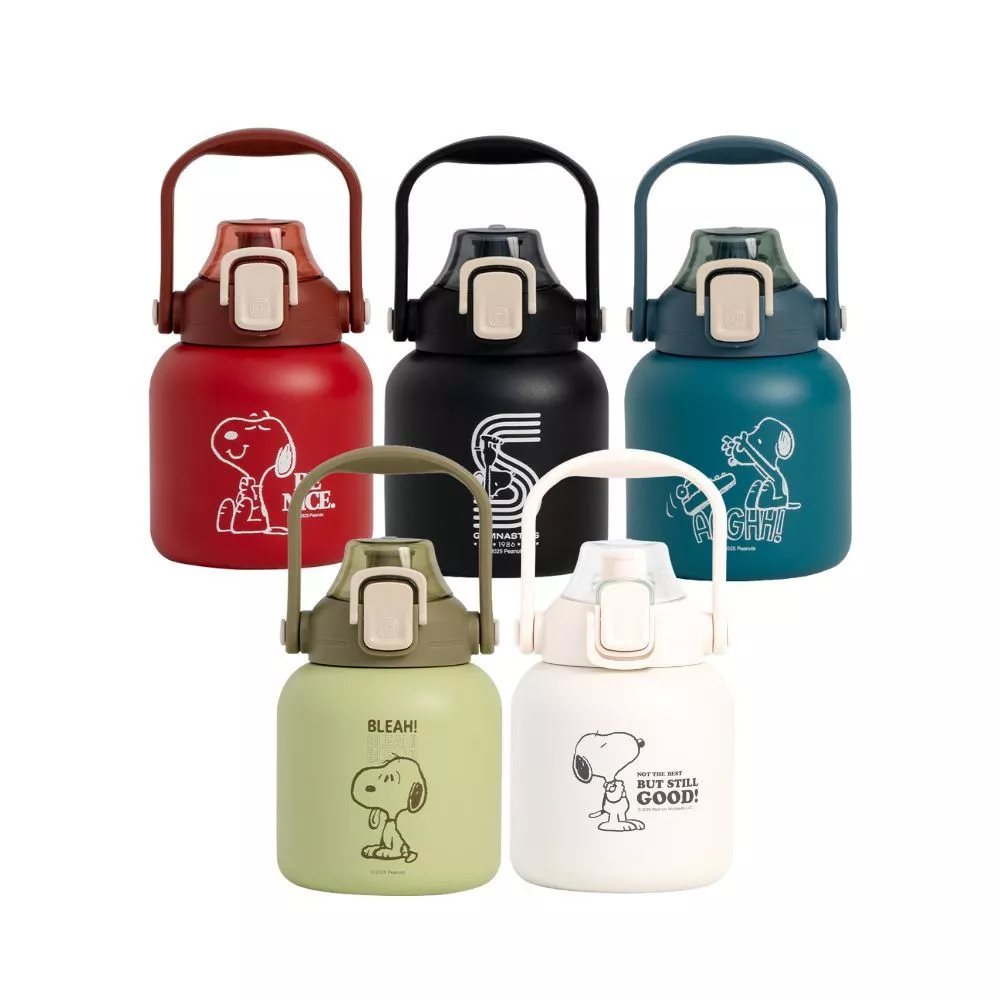 SNOOPY史努比 不鏽鋼保溫瓶 800ml
