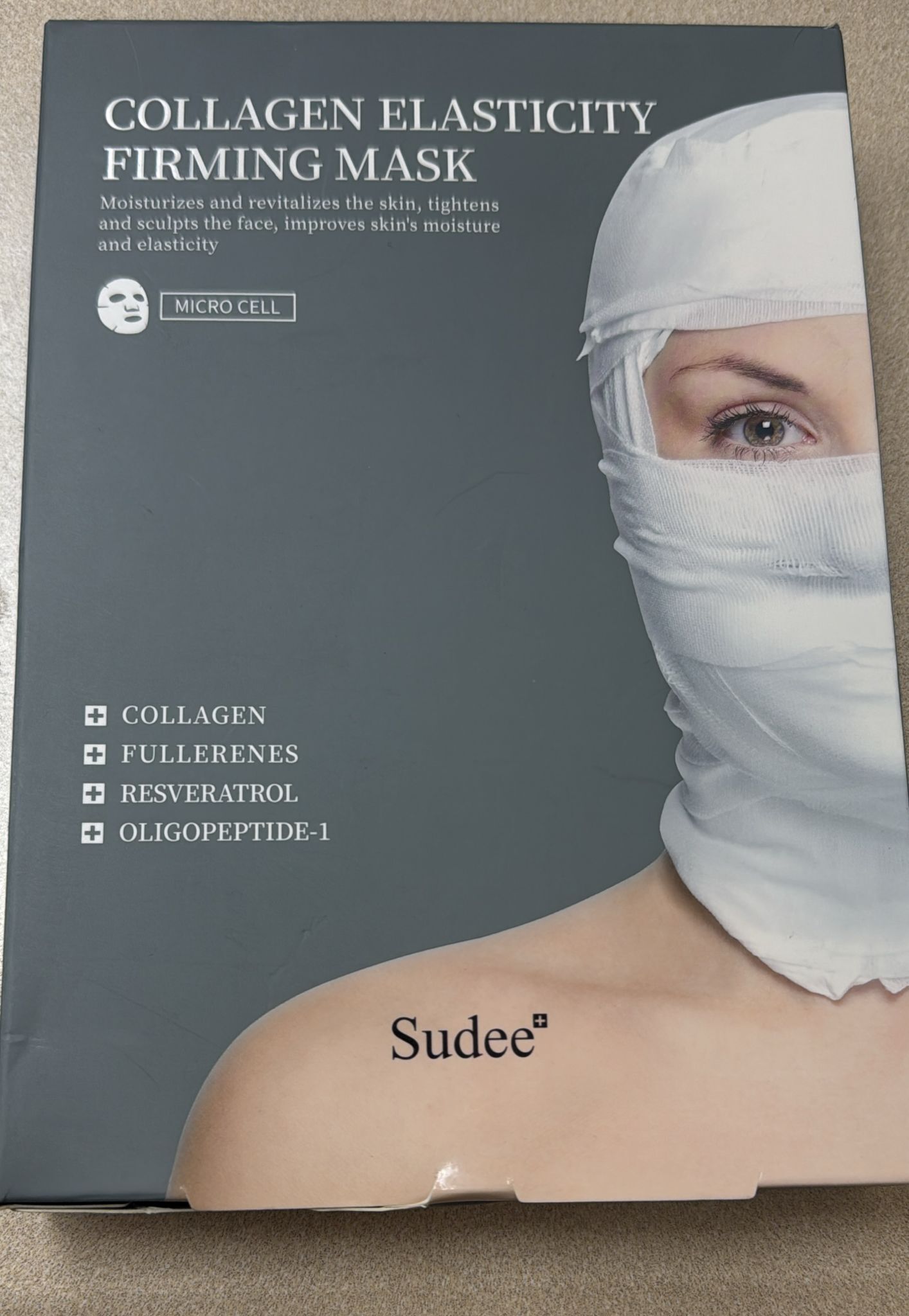 (5422)【現貨】Sudee 系列面膜 - 高效補充膠原蛋白(灰)