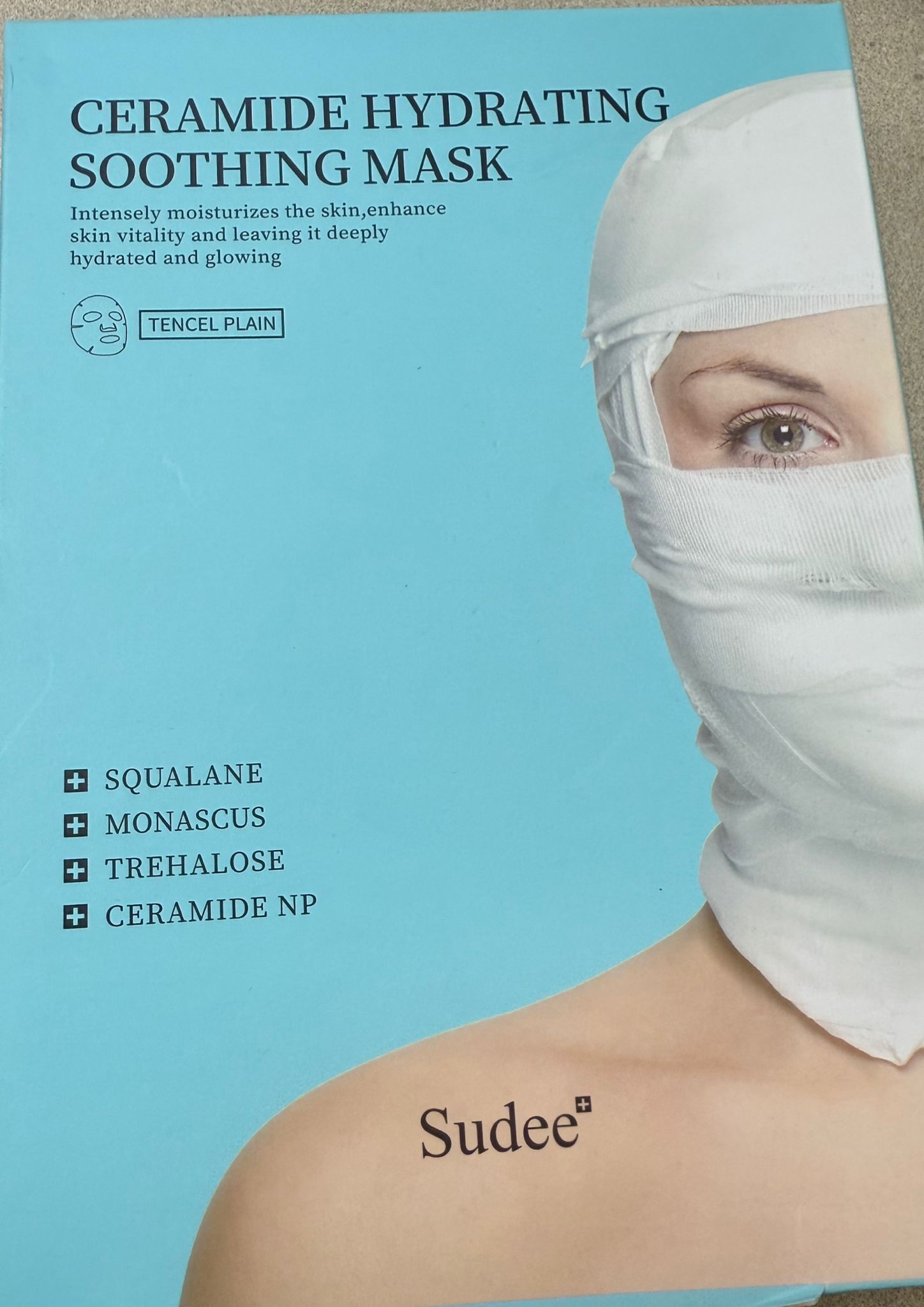 (5425)【現貨】Sudee 系列面膜 - 補水舒緩,深層補充水分(藍)