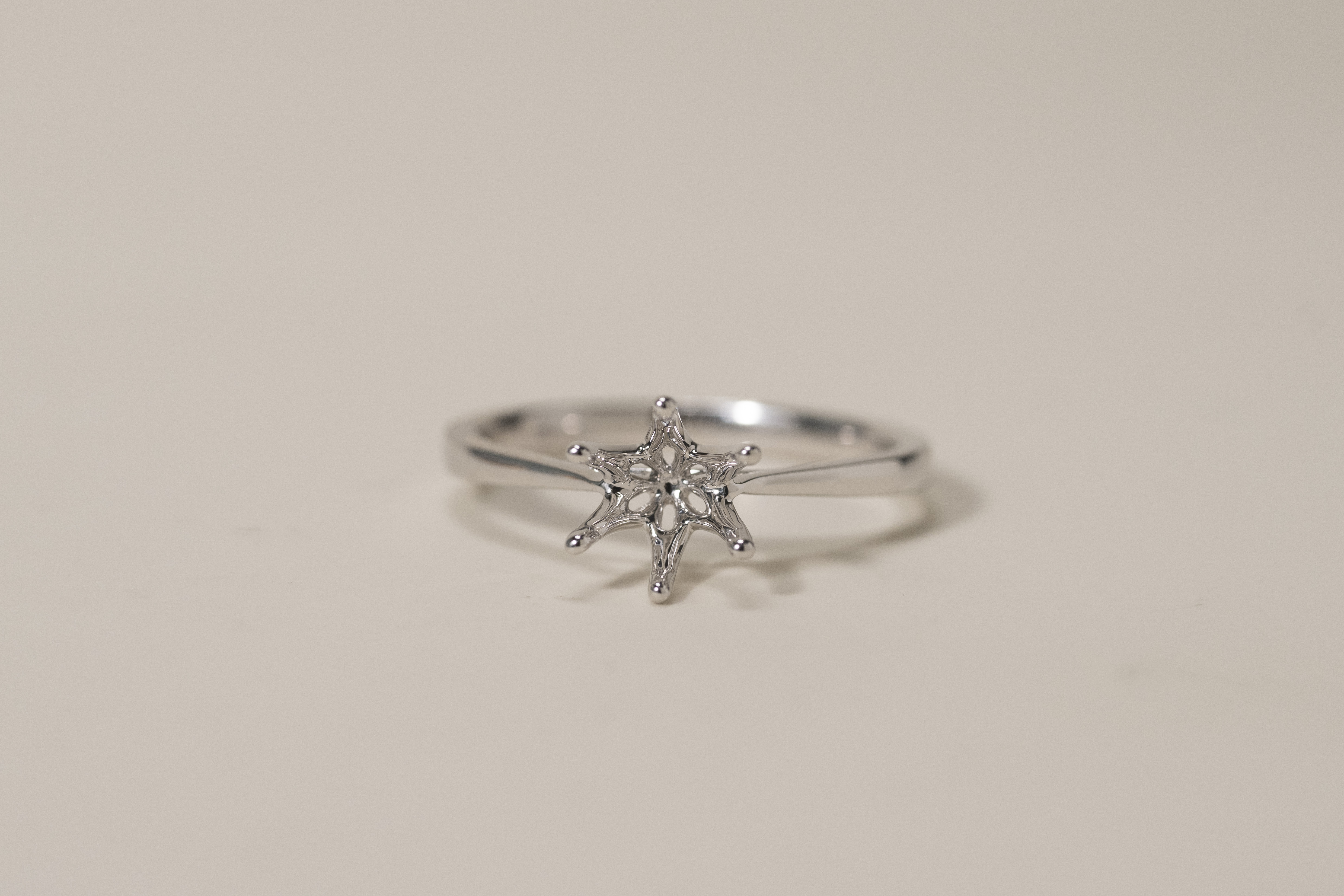 18K 1.00ct Ring Setting