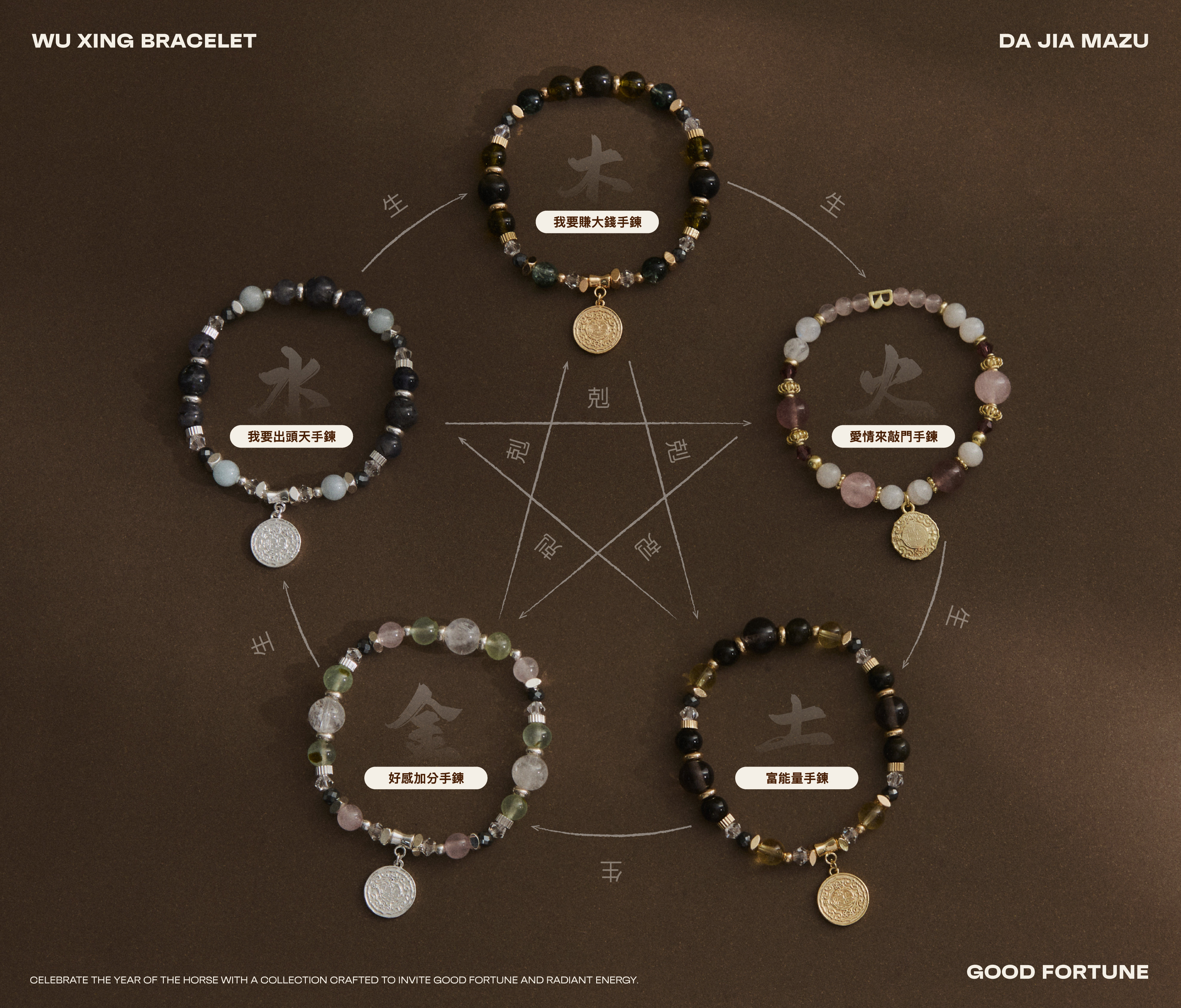 開運防小人天然水晶飾品 - BONNY & READ飾品