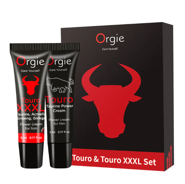 Orgie Touro & Touro XXXL 勃起增強 x 刺激提升 能量乳霜旅行套裝