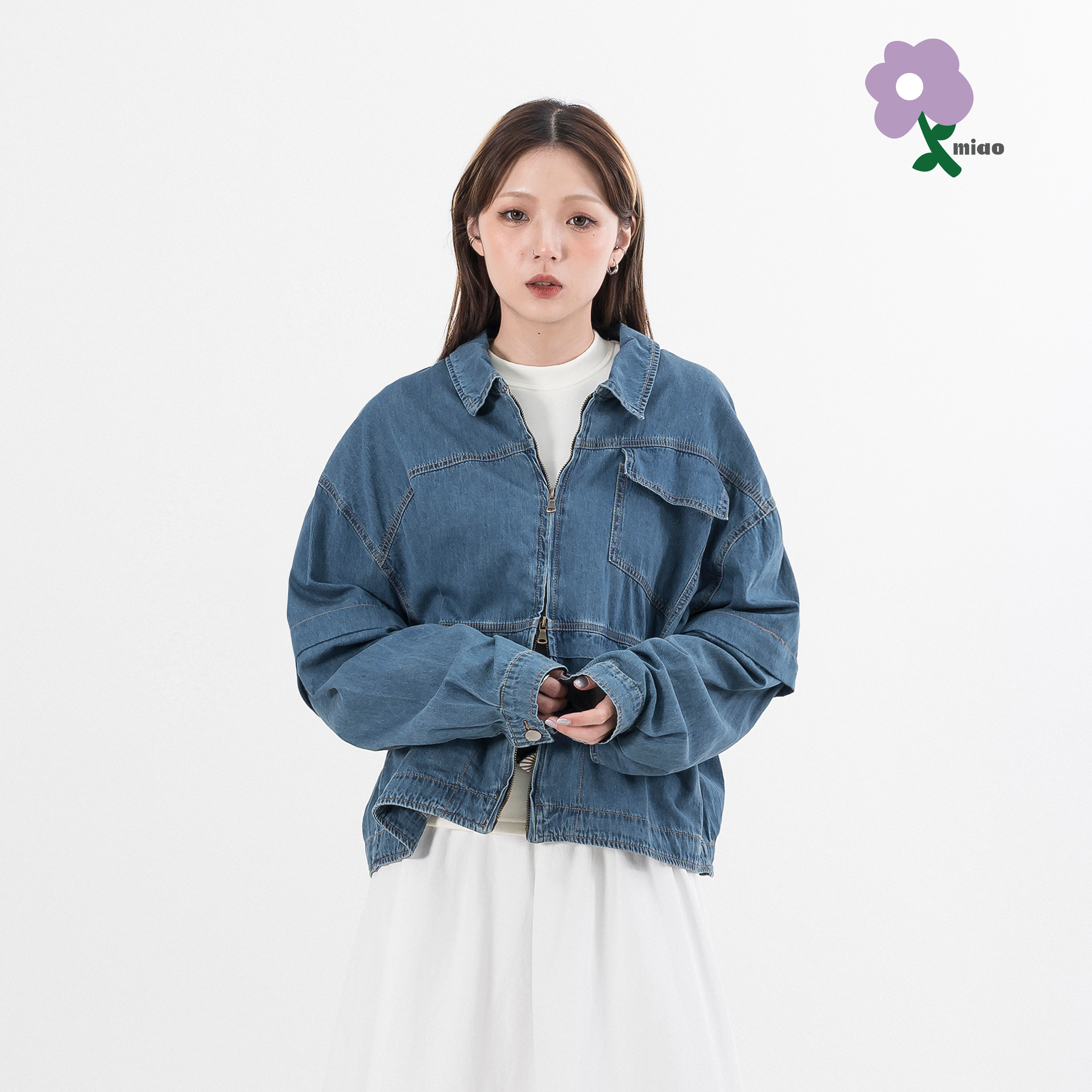 AGILITY MIAO Tencel Denim Jacket 女裝 可拆袖 天絲棉 牛仔外套 [I-DJ]