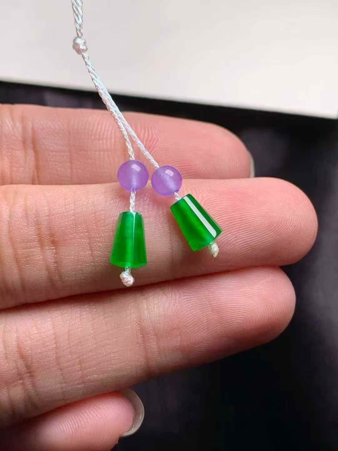 翡翠無事牌一對,天然翡翠A玉, 緬甸玉, Jade, Jadeite