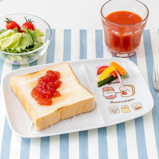 Sirotan 分隔餐盤 果醬吐司 (微波爐可用)