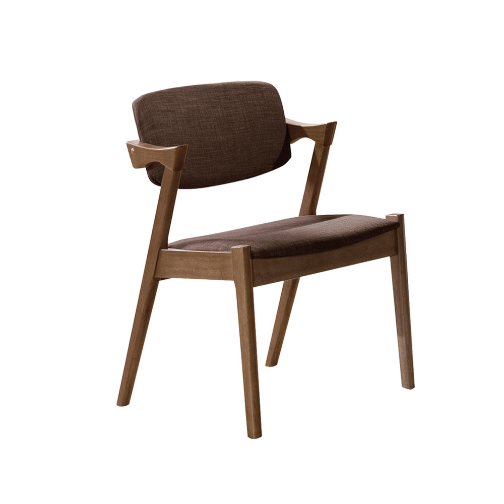 伯朗扶手實木餐椅/單椅(兩色可選)