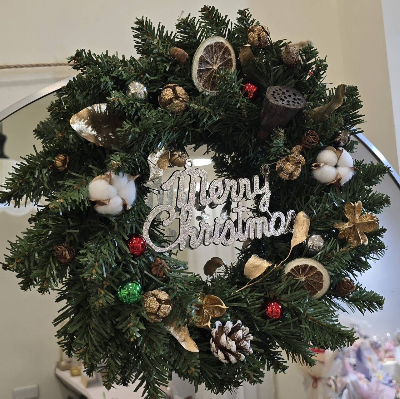 《6436》聖誕限定手作花圈