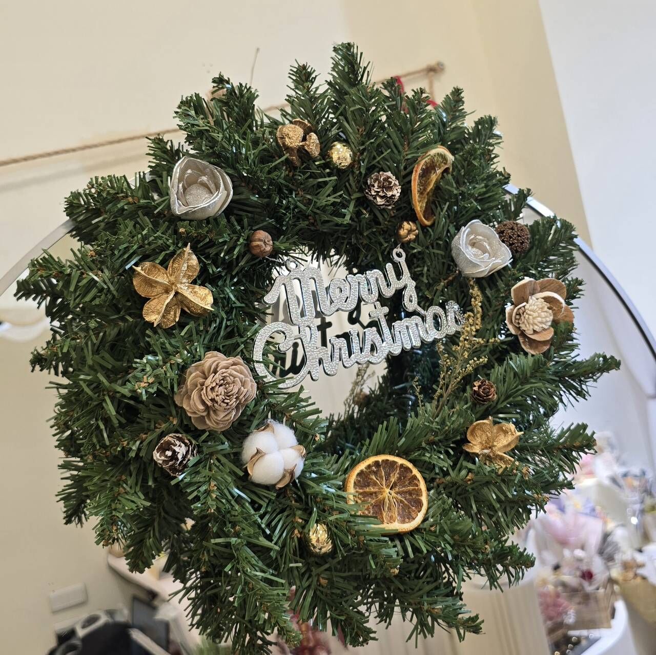 《6436》聖誕限定手作花圈