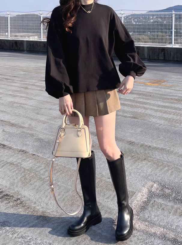 日本🇯🇵立領澎袖長袖上衣 三色