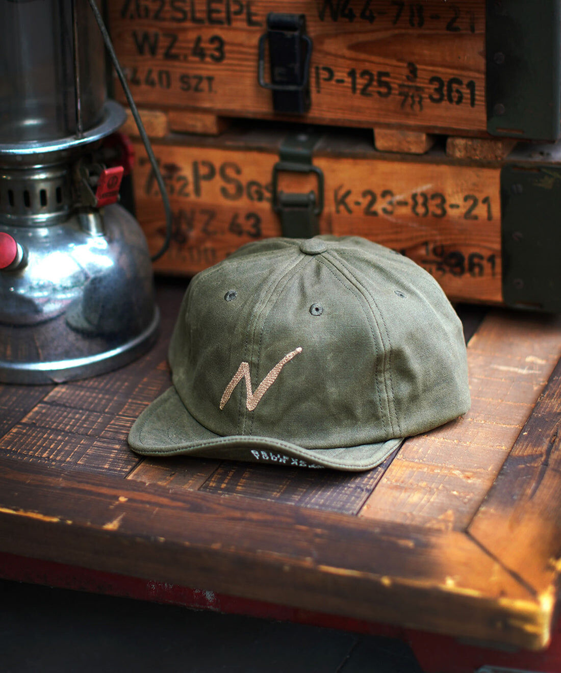 NANGA x CLEF WAXED COTTON B.CAP