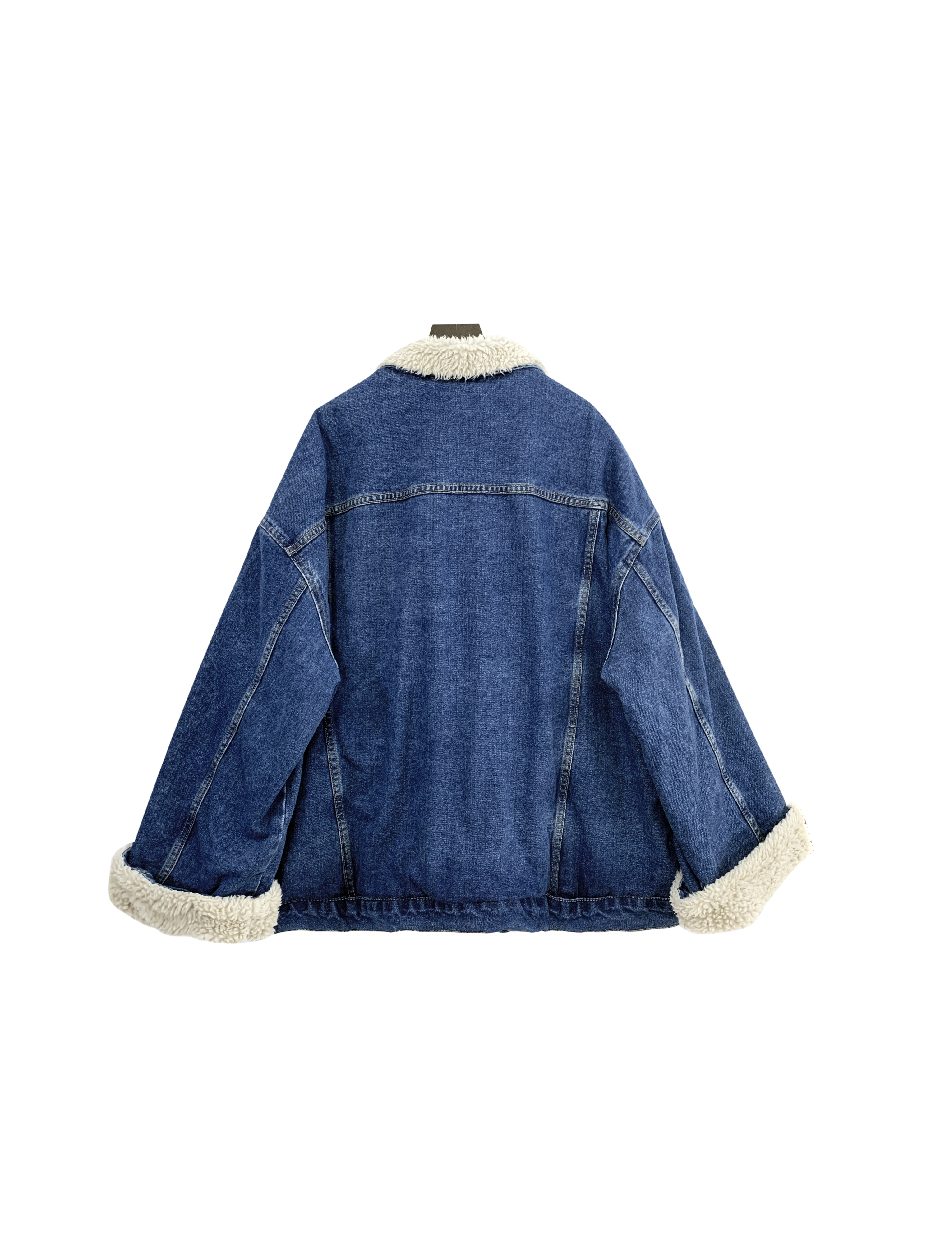 羊羔毛牛仔外套