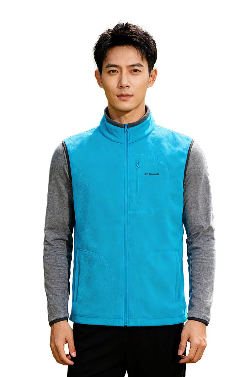 防風Soft Shell 刷毛保暖背心│男款 8203