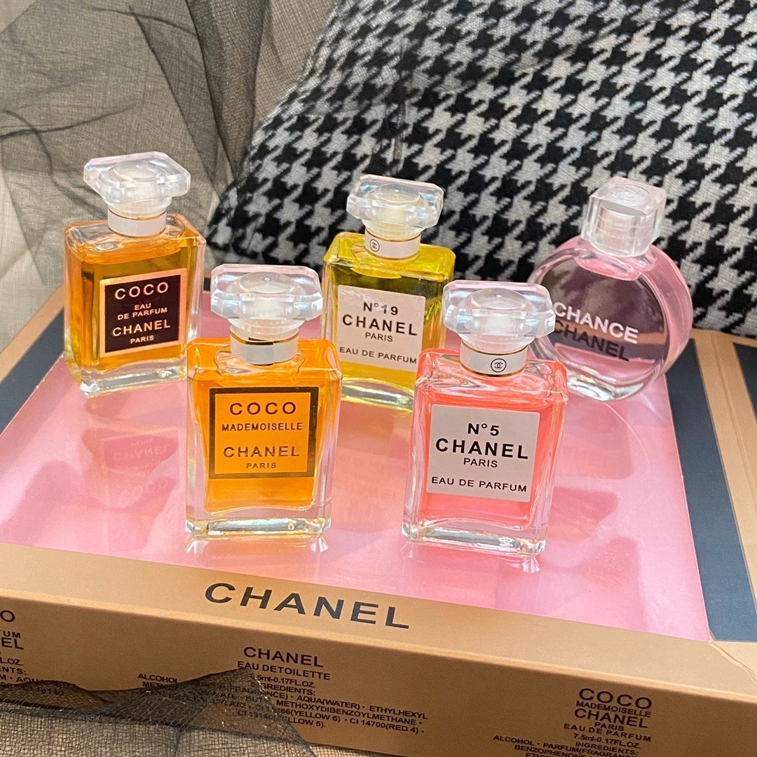 Chanel 迷你限量香水5件套裝  每枝7.5ml