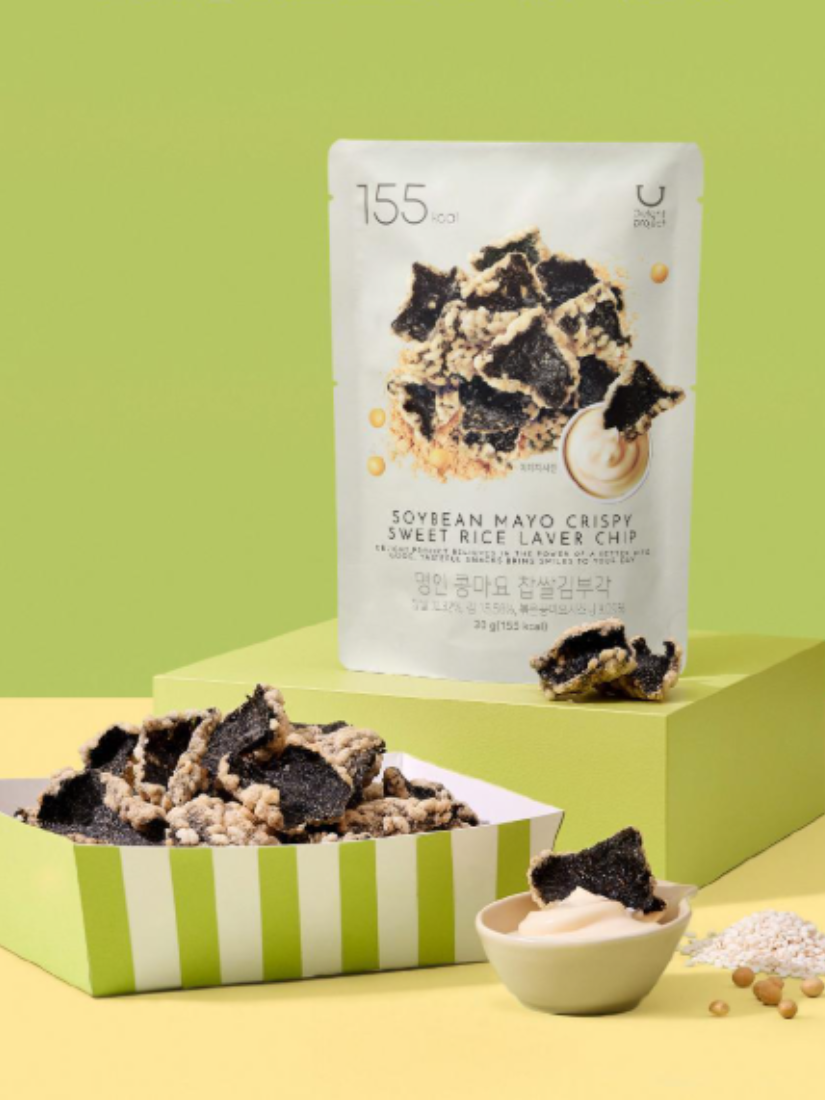 【 限量現貨 】Delight Project 糯米炸紫菜脆片 韓國