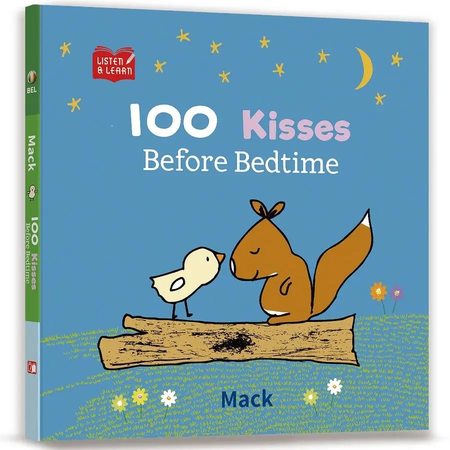 【Listen & Learn Series】100Kisses Before Bedtime學著聽英語故事：100個晚安親親(附音檔QRcode美籍教師朗讀MP3)
