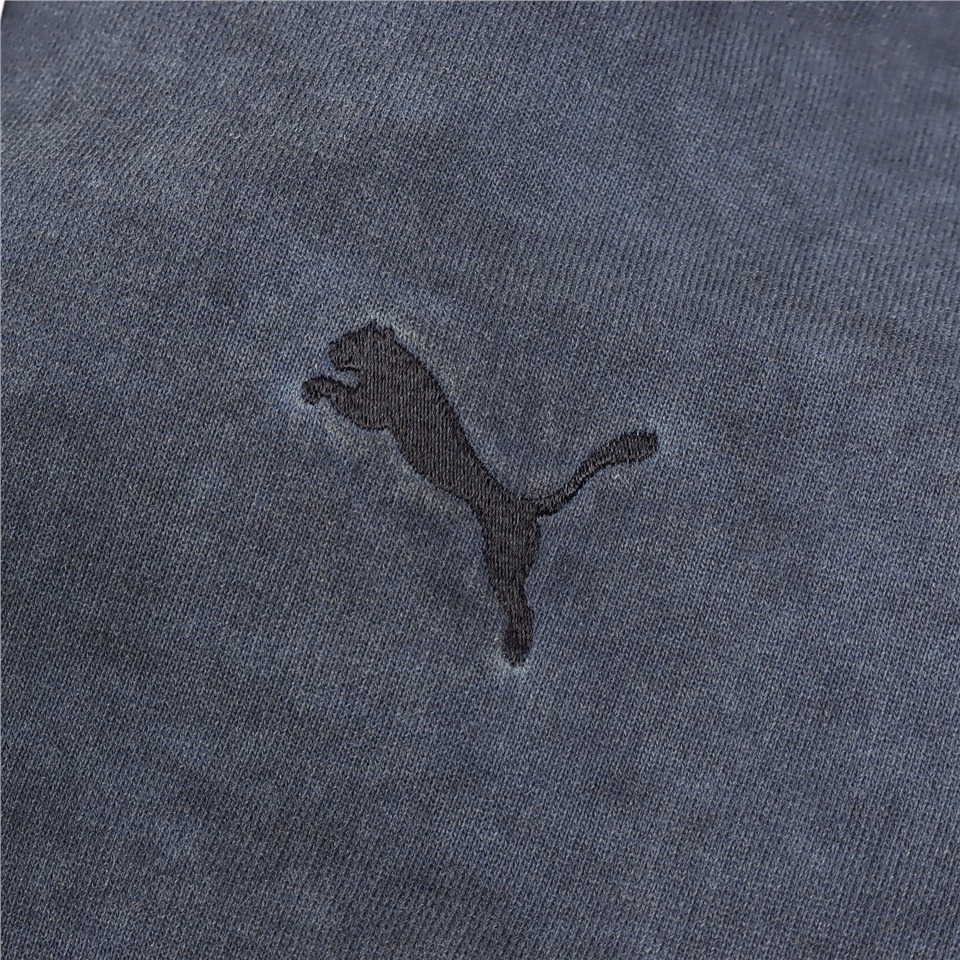 PUMA 帽T 流行系列 WASHED 深藍 仿舊 厚連帽T 中性 63527280