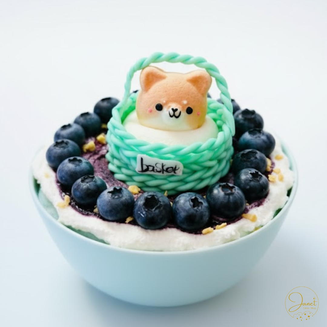 柴犬主題蛋糕 內裡照