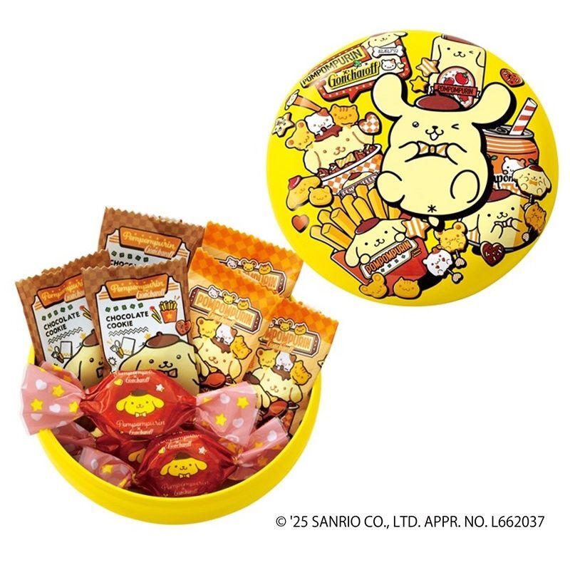 【預購】JN120223 Sanrio 布甸狗 情人節鐵盒朱古力 (10粒裝)