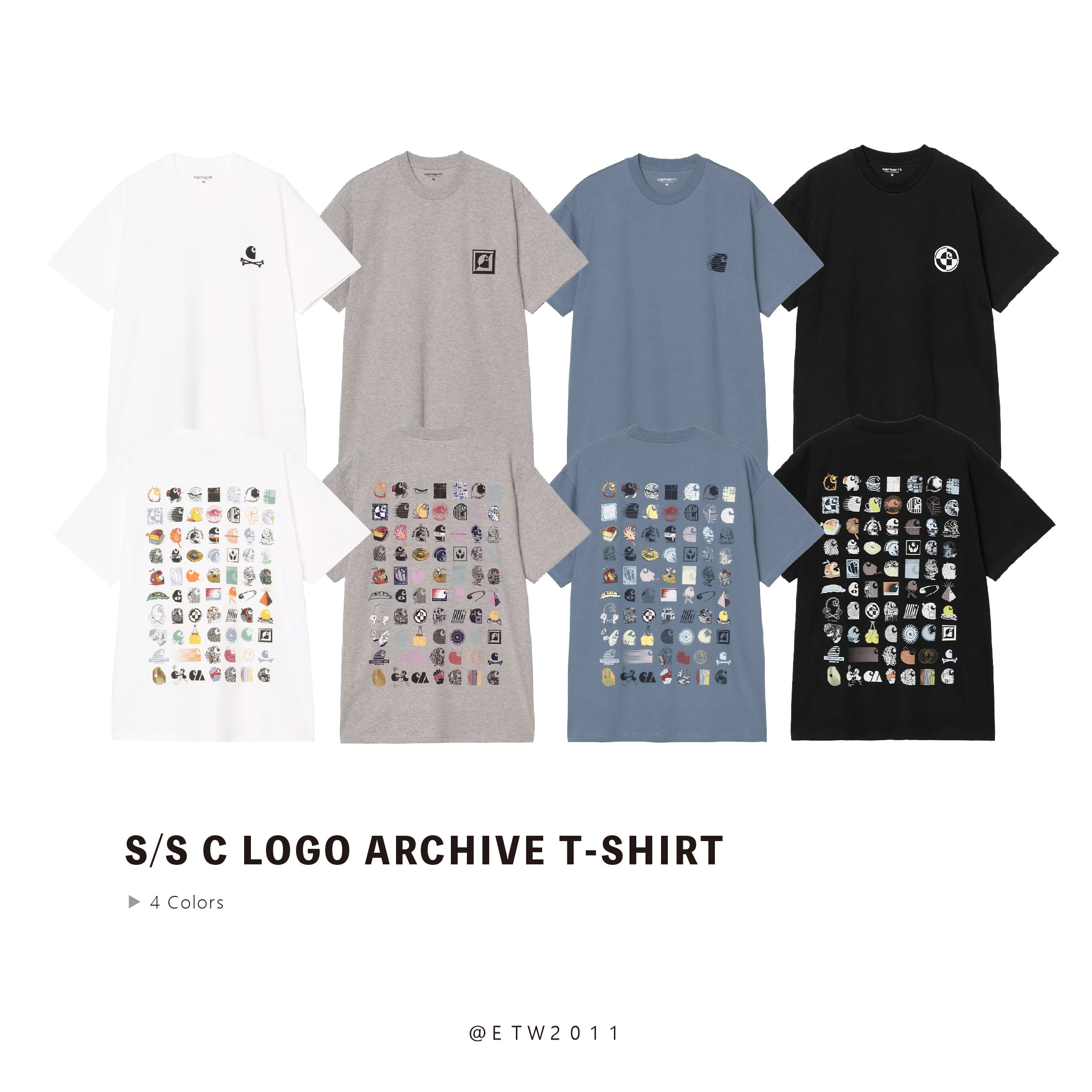 ☆ETW☆【EASY TO WEAR】CARHARTT WIP S/S C Logo Archive T-Shirt 卡哈 歐版 短T
