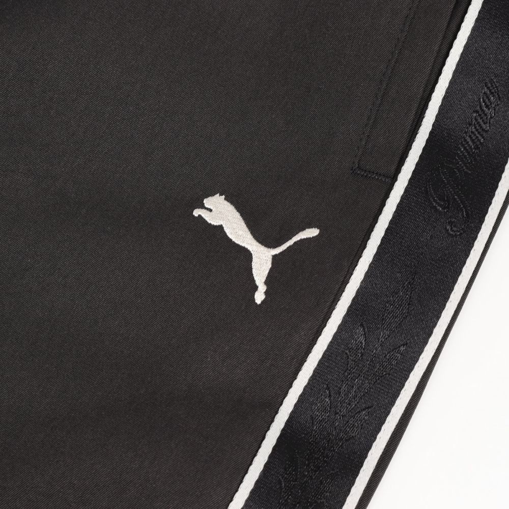 PUMA 長褲 流行系列 RETRO TAPE 黑 開釦 休閒寬褲 女 63572101