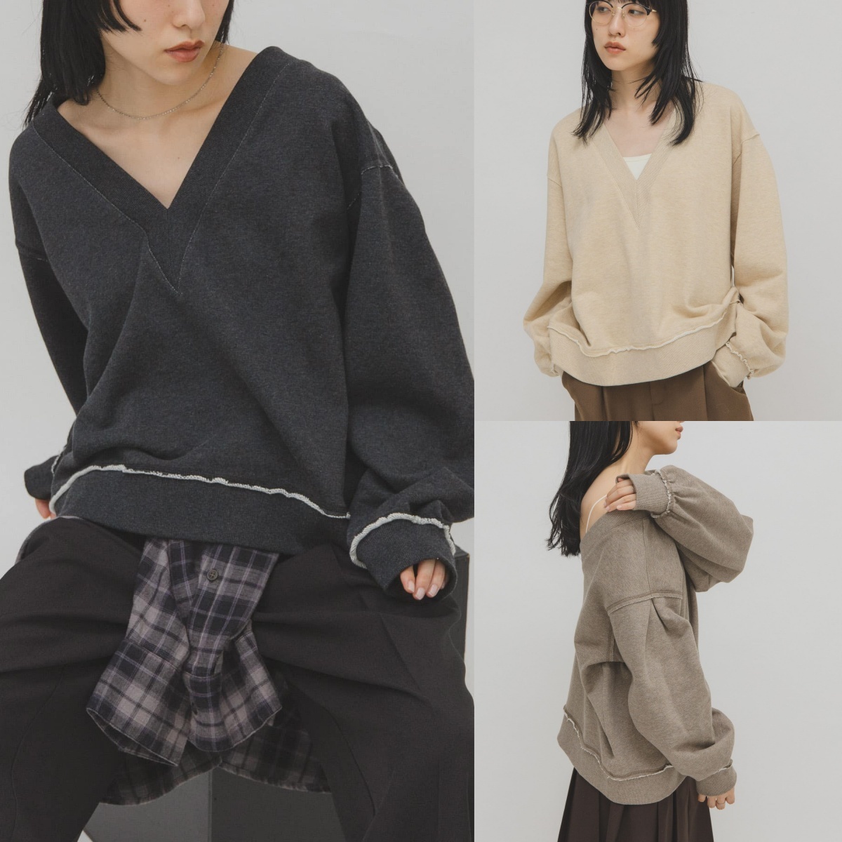 先行特價預購┃日本 KBF 2WAY 寬鬆 休閒 長袖 上衣