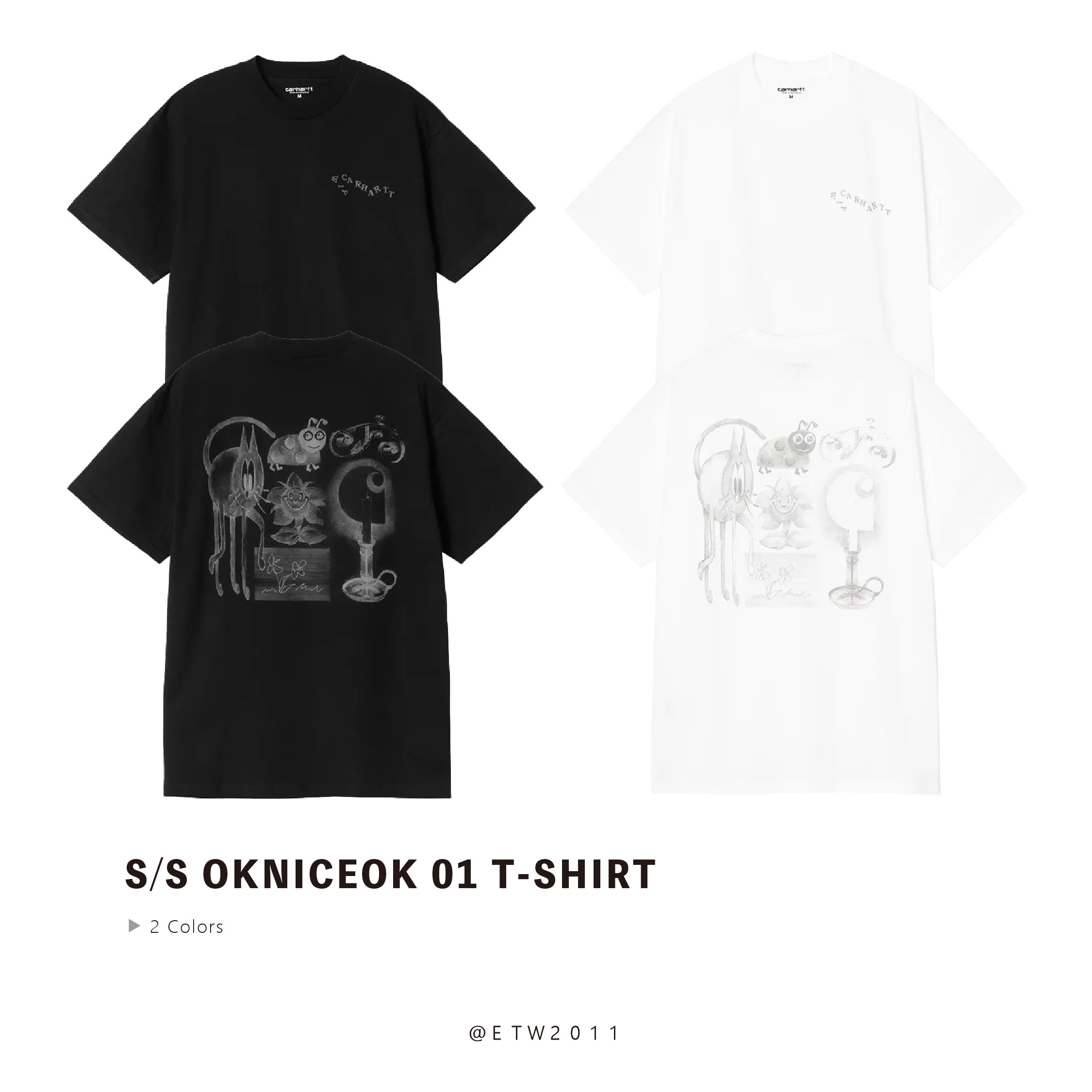 ☆ETW☆【EASY TO WEAR】CARHARTT WIP S/S Okniceok 01 T-Shirt 卡哈 歐版 短T