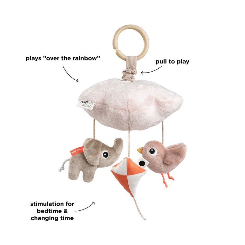 Done by Deer - 音樂旋轉吊飾 Playground (粉色)