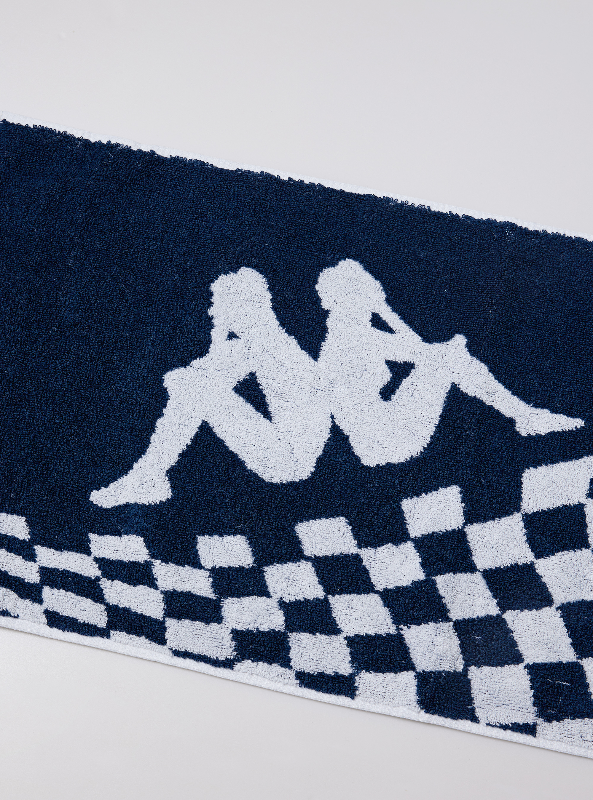 純棉運動長毛巾 (深藍賽車款)