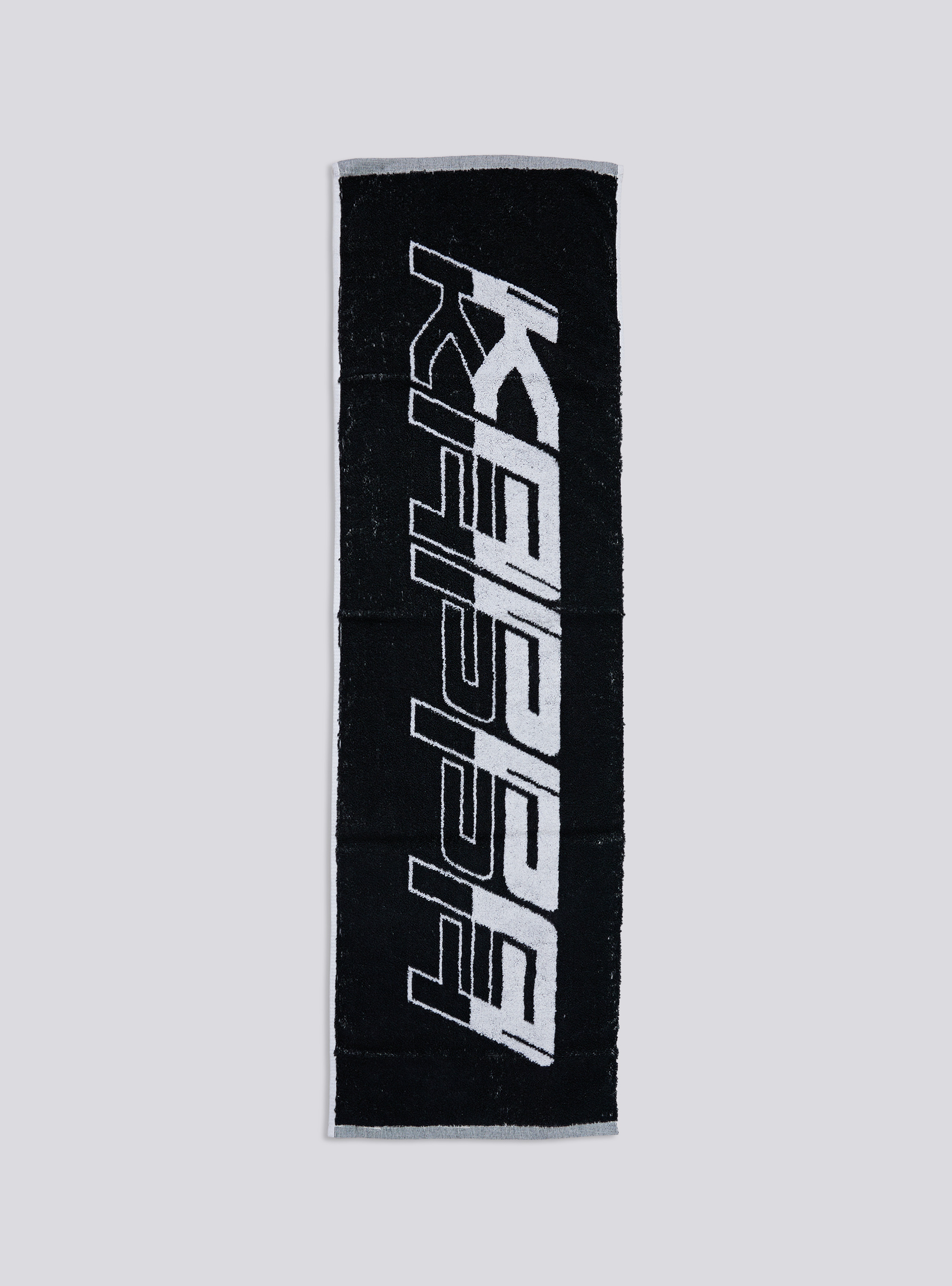 純棉運動長毛巾(黑色文字款)