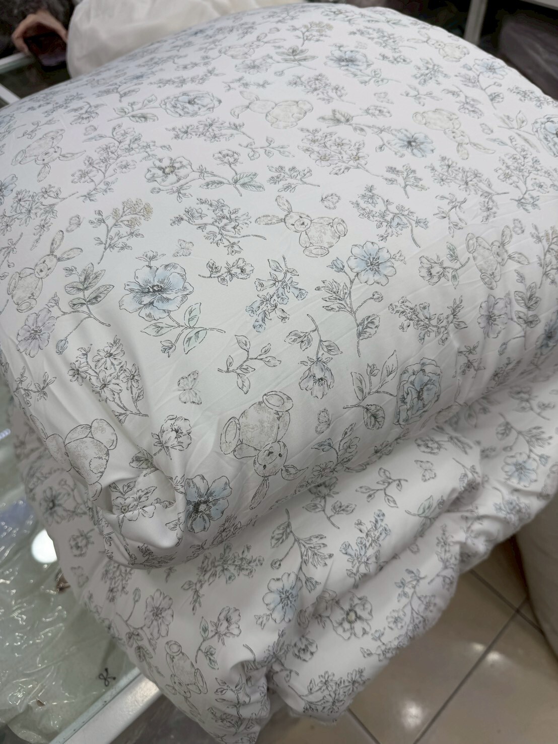 D89雙面保暖兔兔冬被