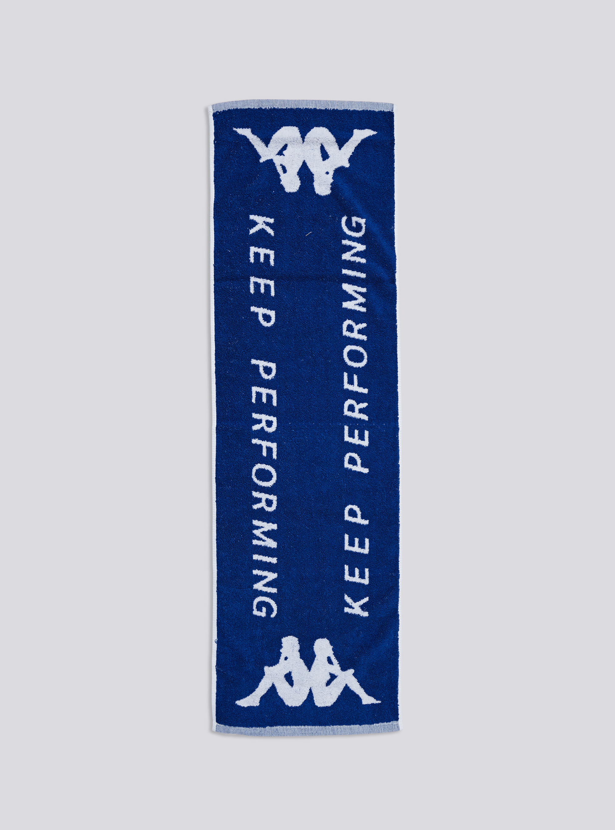 純棉運動長毛巾(藍色LOGO款)