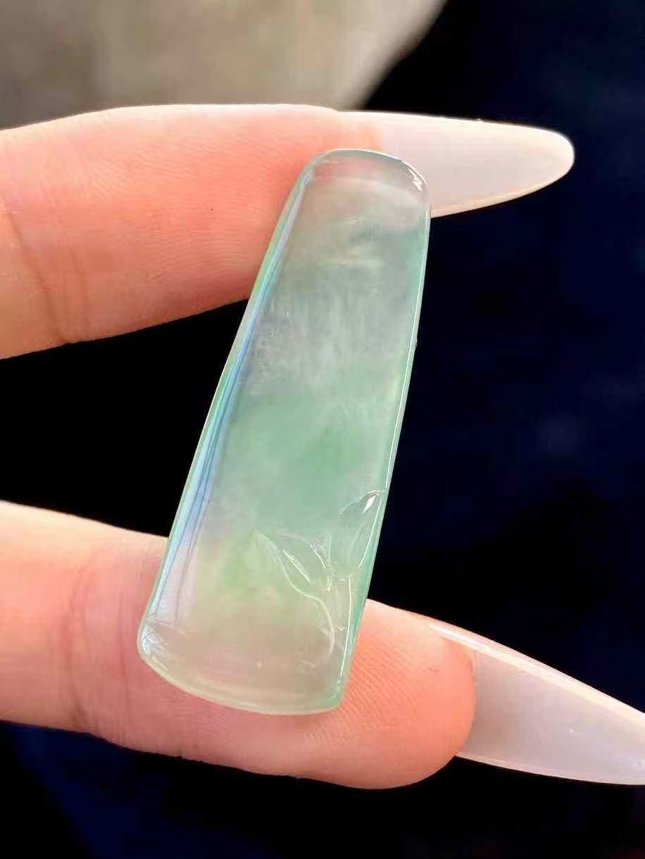 11264014 翡翠冰種晴水無事牌吊墜