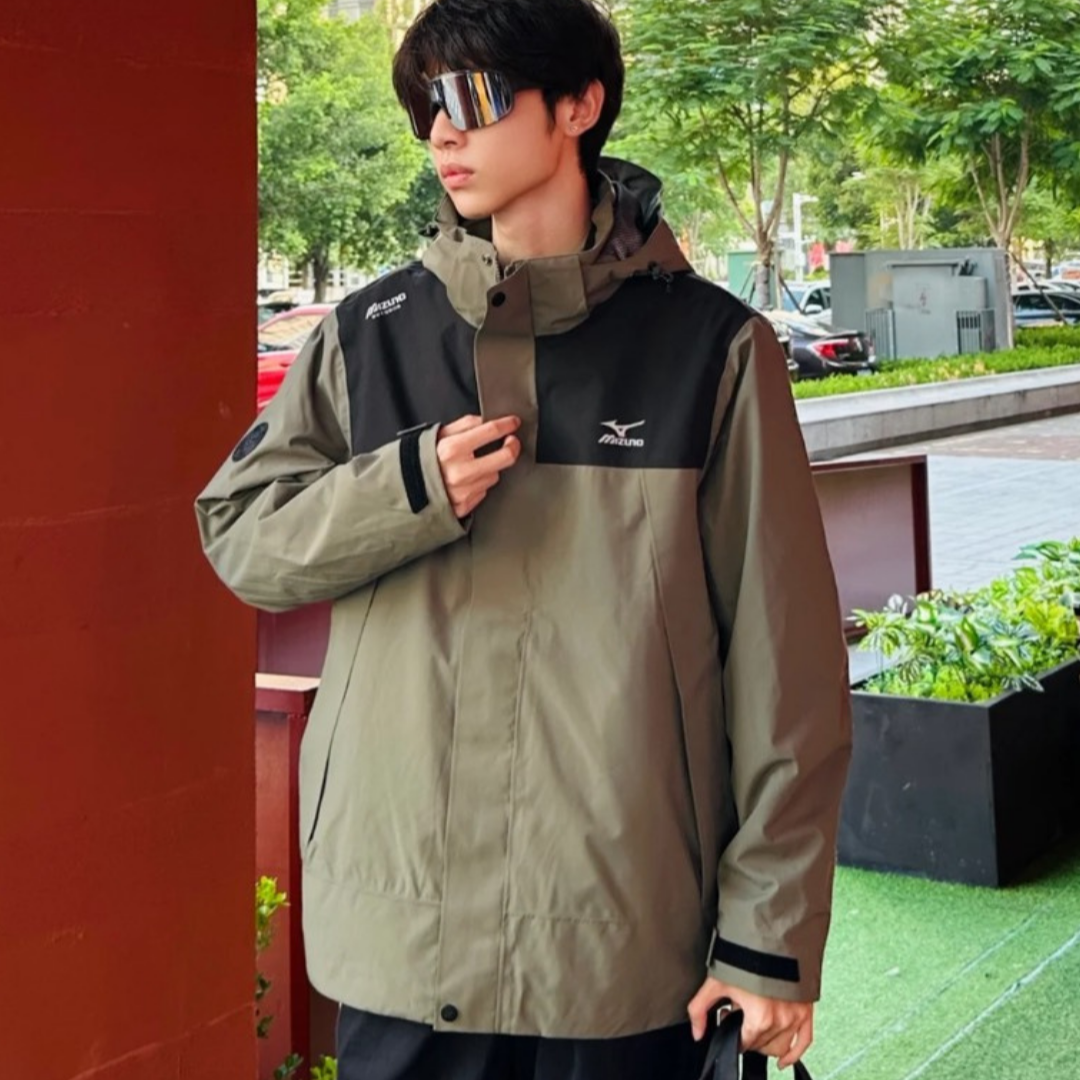 "代購" MIZUNO 美津濃 戶外 三合一 連帽衝鋒外套