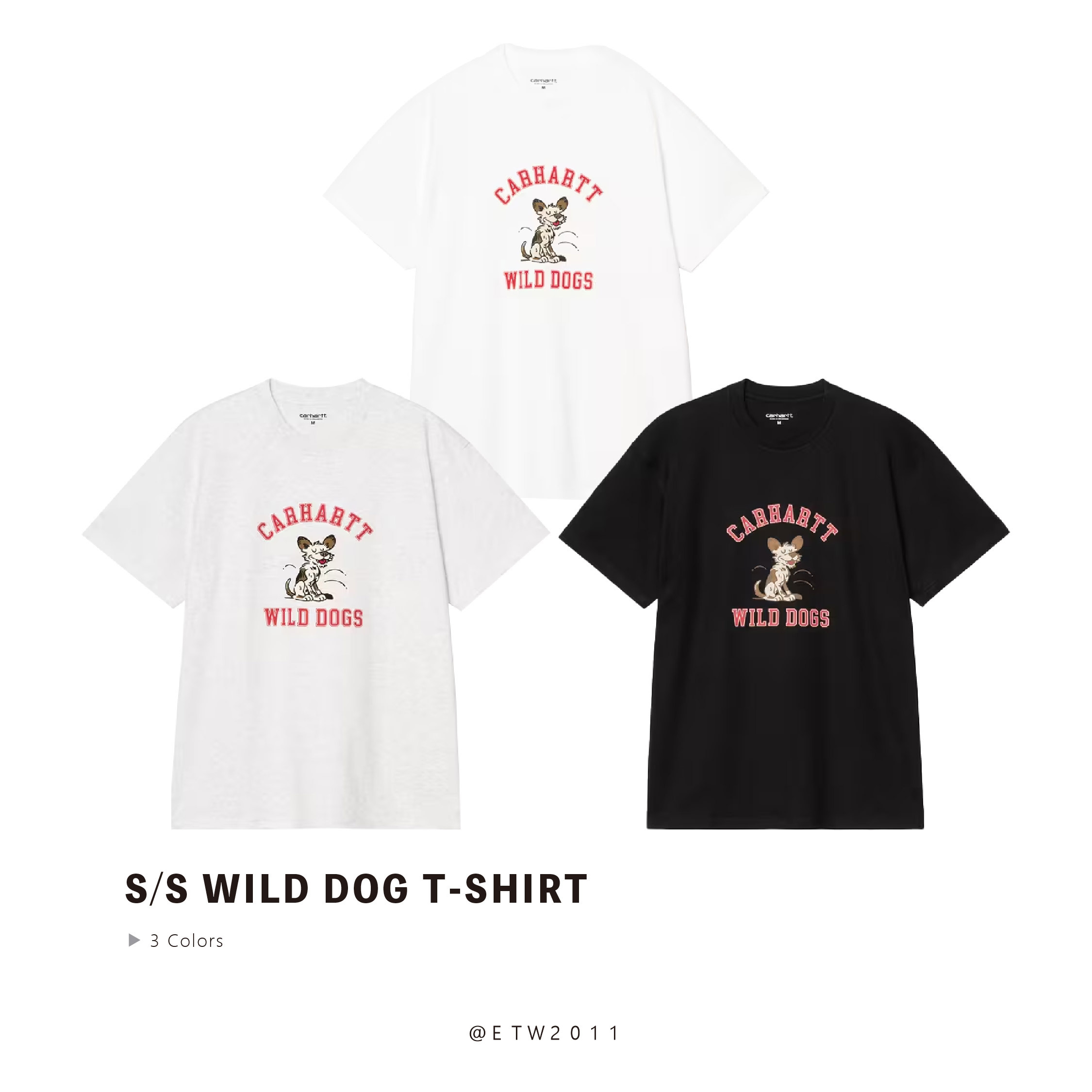 ☆ETW☆【EASY TO WEAR】CARHARTT WIP S/S Wild Dog T-Shirt T-Shirt 卡哈 歐版 短T