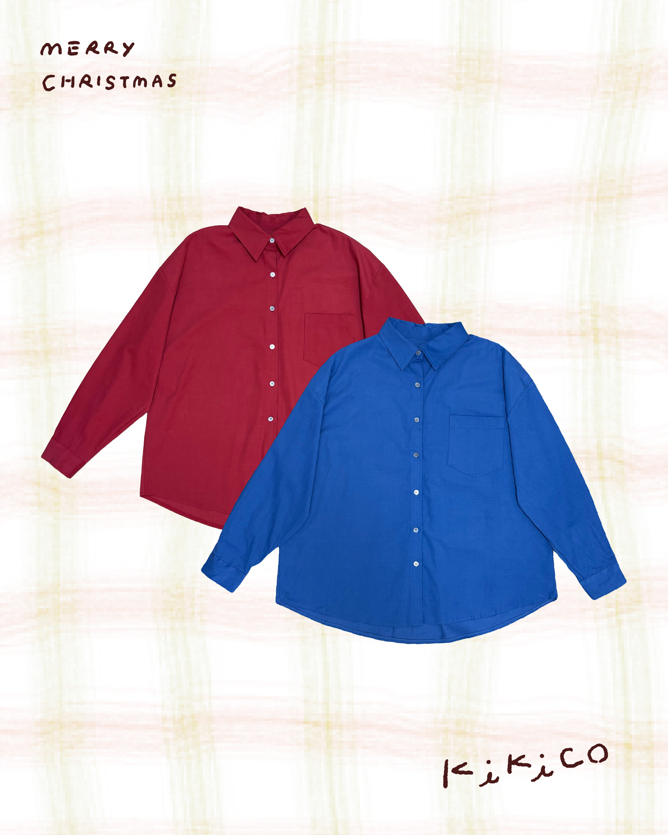 薄磨毛尖領靚色恤衫