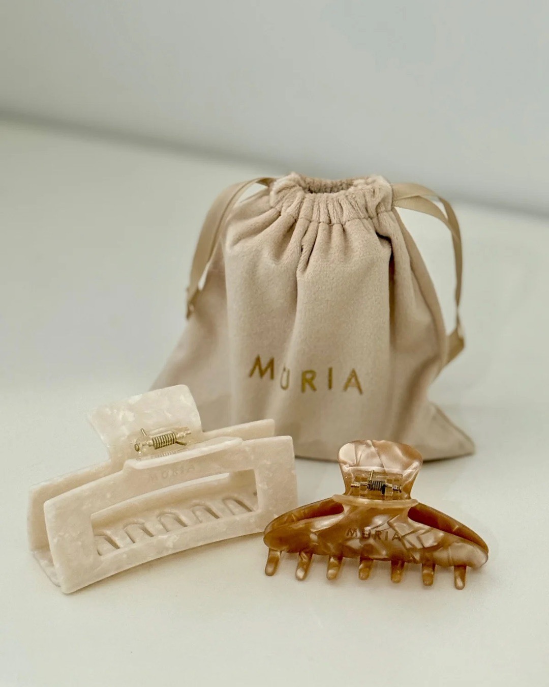 🇹🇼MÛRIA｜雙夾組（方形大抓夾＋半圓小抓夾）
