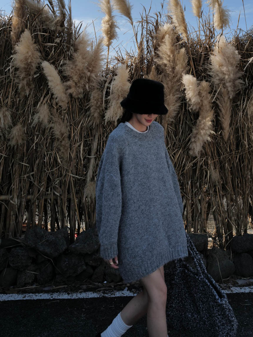 厚實可單穿長版毛衣*5色