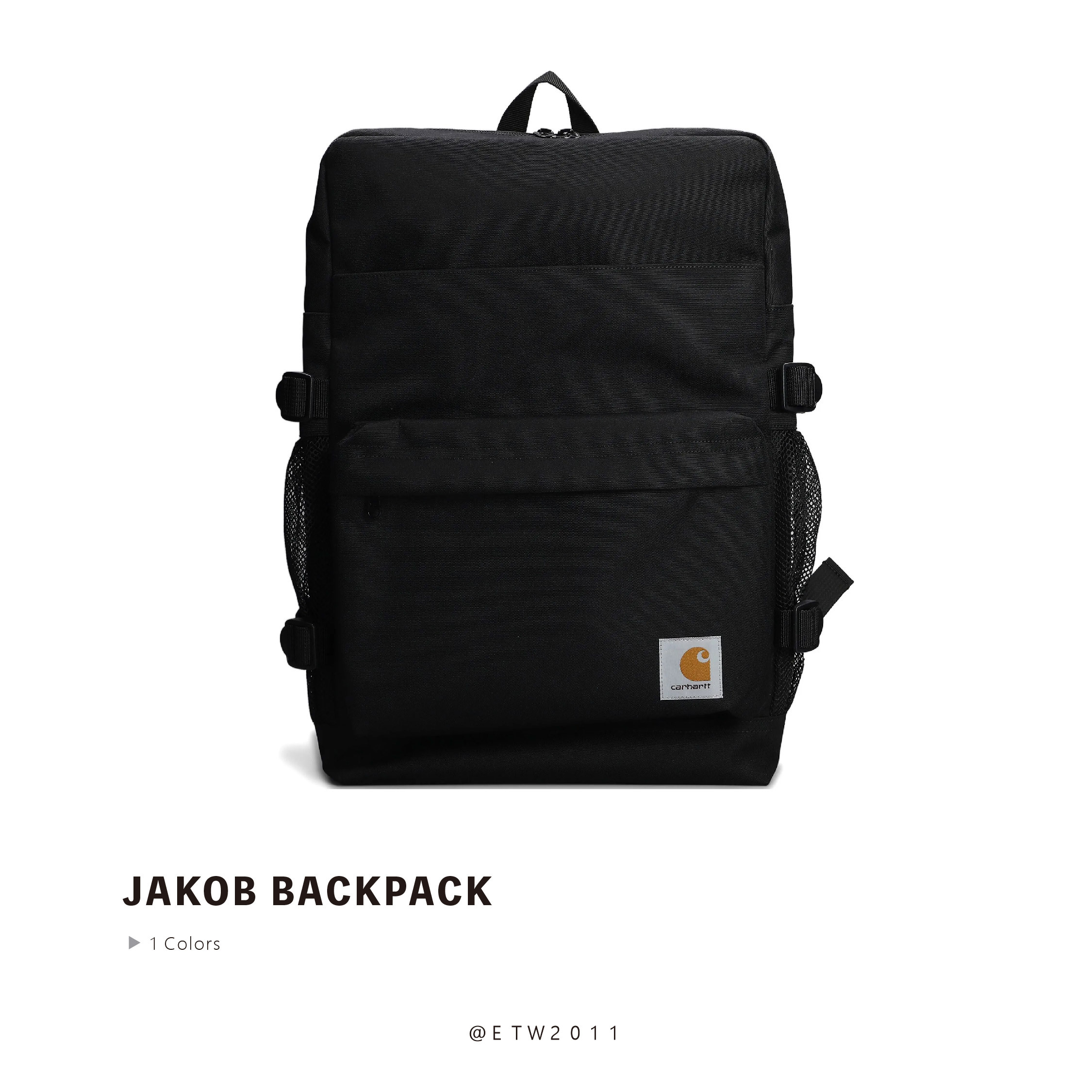 ☆ETW☆【EASY TO WEAR】CARHARTT WIP Jakob Backpack 卡哈 歐版 背包 後背包 防水 夾層