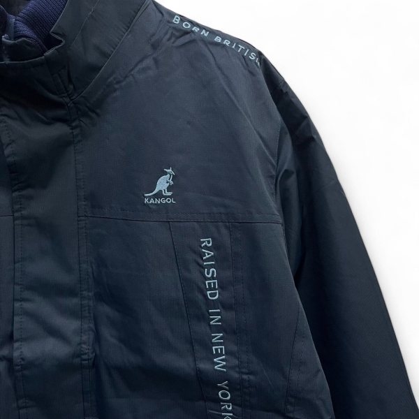 KANGOL 外套 深藍 立領 內刷毛 防風外套 男 6055146380