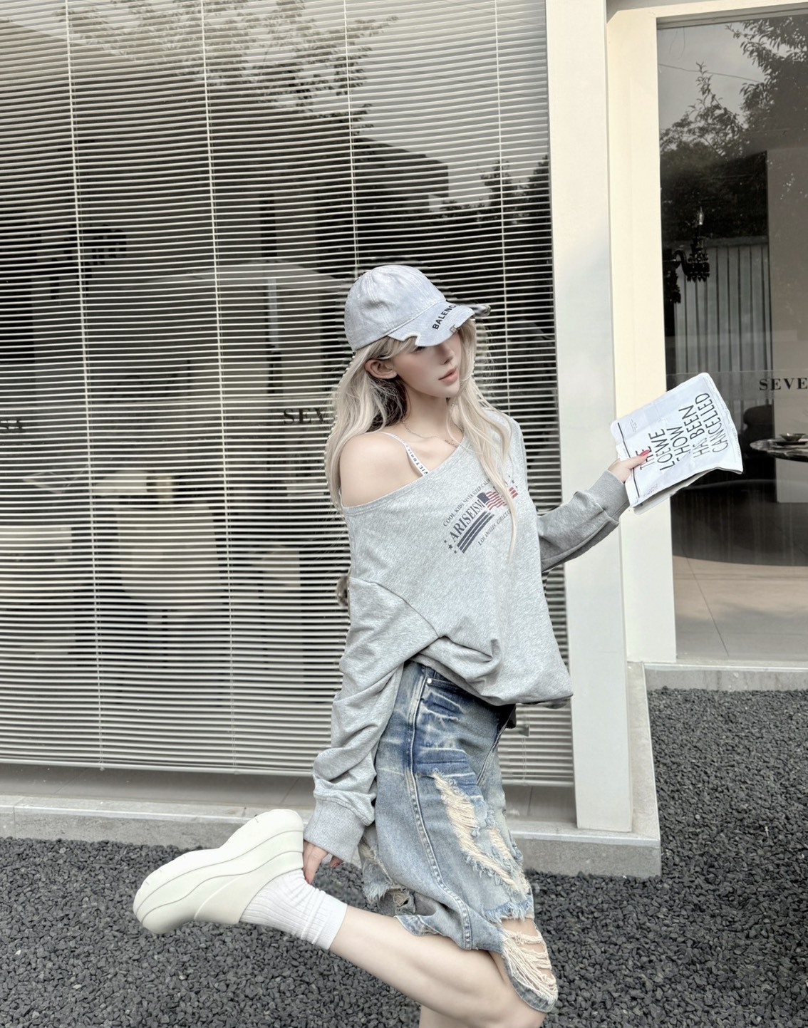 <✨無痛入手必買穿搭鞋💪>DOUNKOL 厚底 防水穆勒鞋 三色